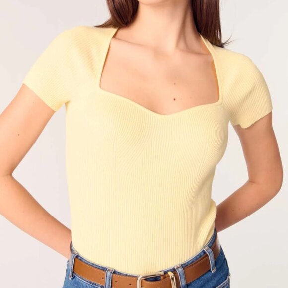 Maje Rib Knit Top - Picture 1 of 9